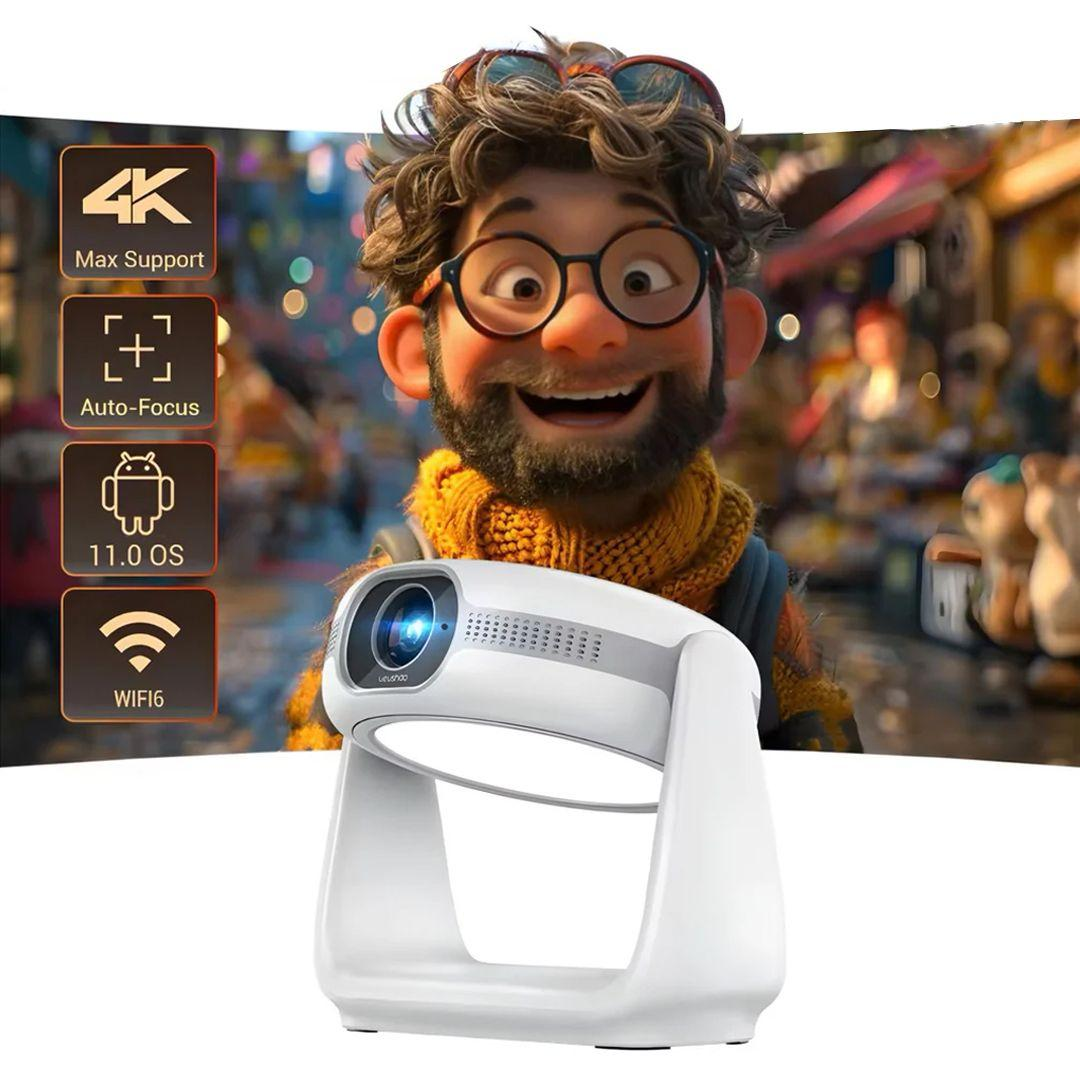 جهاز عرض بروجكتر سمارت أندرويد لاسلكي 5200 K1 مللي أمبير 1080 بكسل جهاز عرض بروجكتر سمارت أندرويد لاسلكي 5200 K1 مللي أمبير 1080 بكسل
