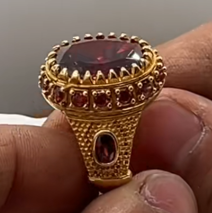 خاتم مصنوع يدويًا من الفضة الإسترلينية عيار 925 على شكل تمثال مسجد فيروزي خاتم مصنوع يدويًا من الفضة الإسترلينية عيار 925 على شكل تمثال مسجد فيروزي