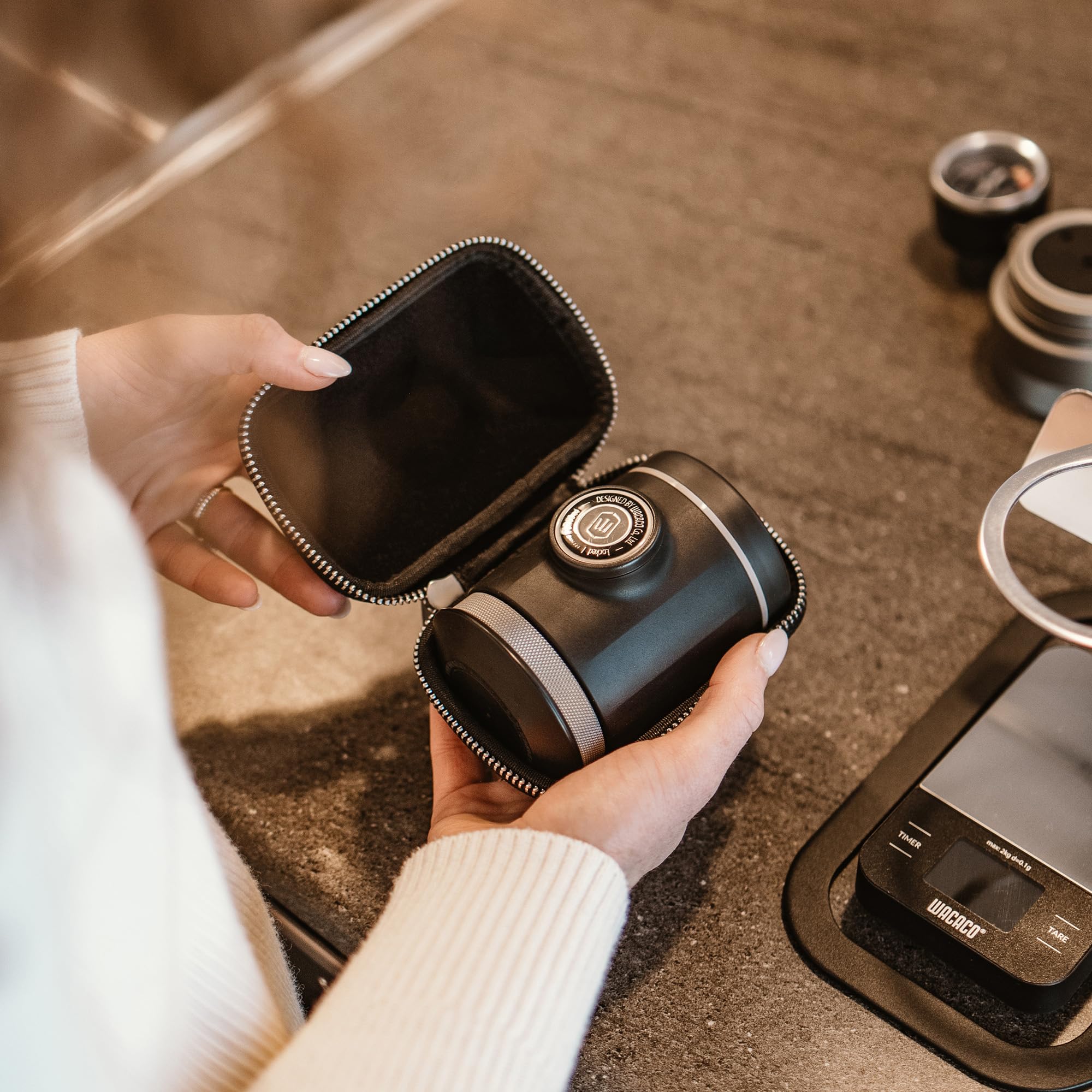 ماكينة إسبريسو محمولة من واكاكو بيكوبريسو ماكينة إسبريسو محمولة من واكاكو بيكوبريسو